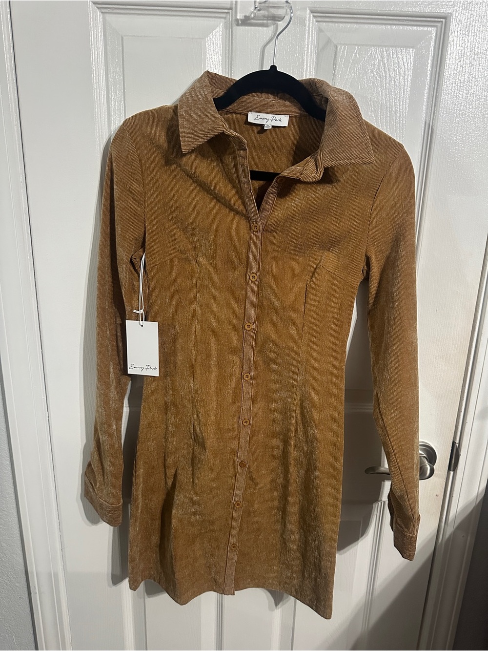 Emory Park Corduroy Shirt Dress